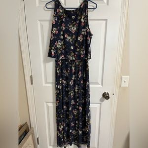 Floral dress, Robert Louis, size XL